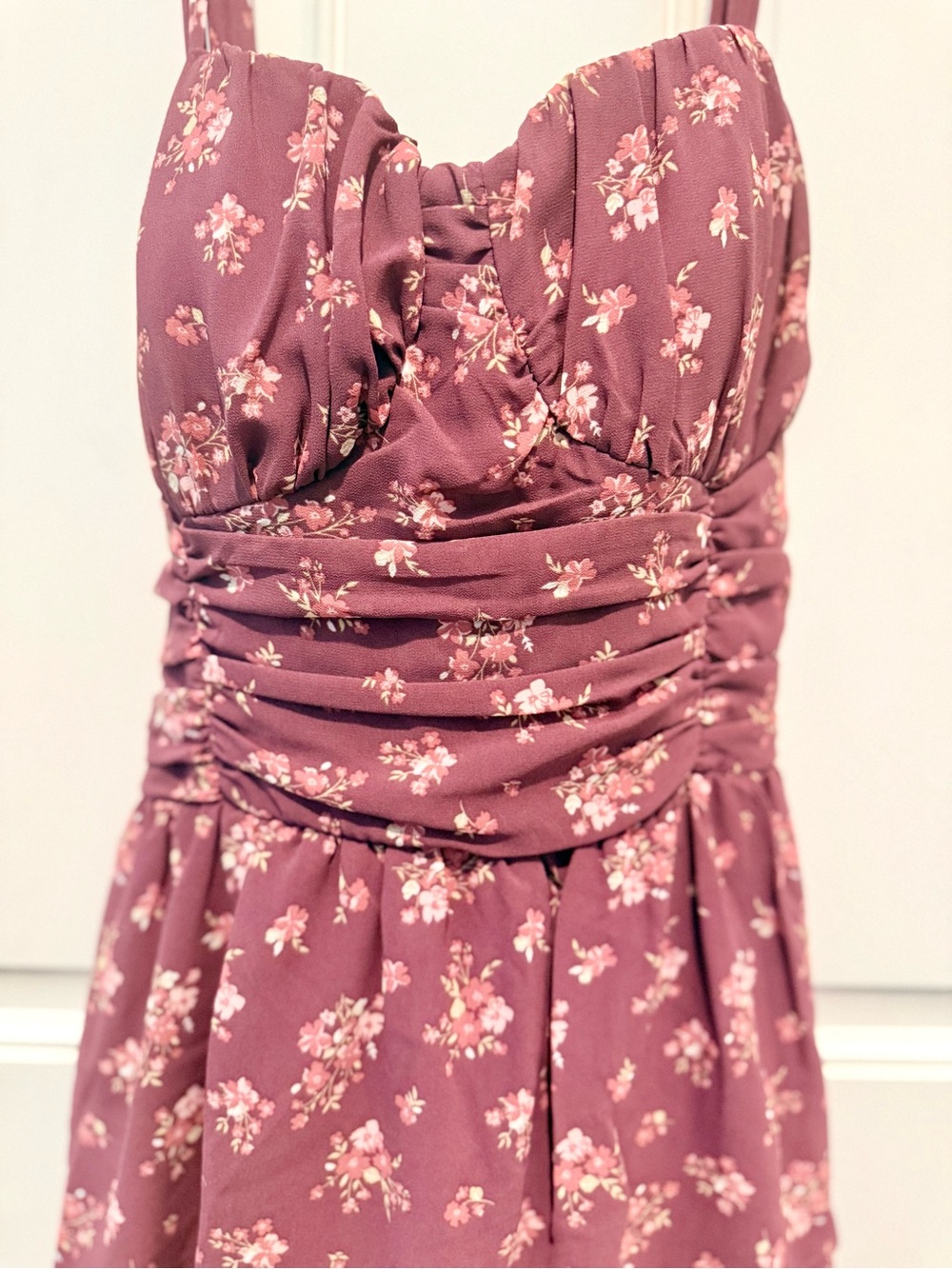 wild fable Mauve Floral Maxi Dress